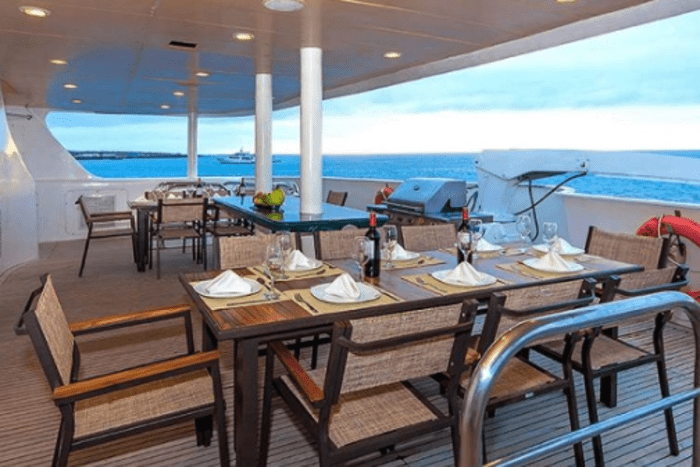 Avalon Waterways Treasure of Galapagos Outside Dining.png